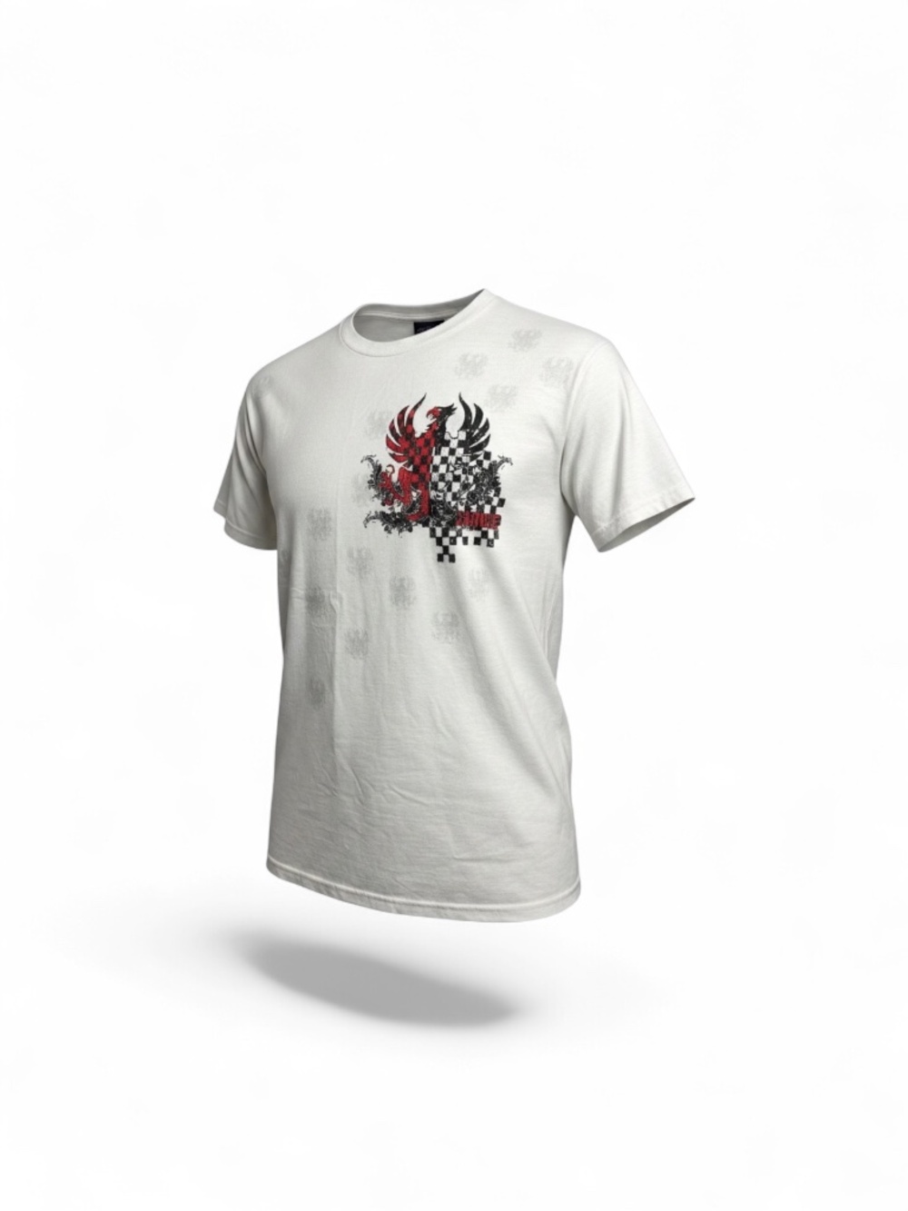 Vntg Y2K Tony Hawk White Graphic S/S Tee Sz. M